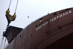 ОСК спустила на воду морозильный рыболовецкий траулер "Виктор Гаврилов" в Калининграде