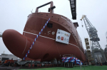 ОСК спустила на воду морозильный рыболовецкий траулер "Виктор Гаврилов" в Калининграде