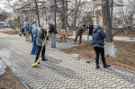 Магаданцы выходят на субботники и облагораживают любимый город