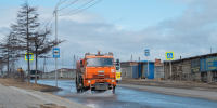 В Магадане продолжается уборка улично-дорожной сети - MagadanMedia.Ru