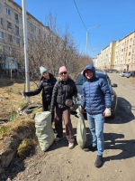 Сотрудники Минтранса приняли участие во Всероссийском экологическом субботнике «Зеленая Весна»
