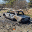 Огонь уничтожил бесхозный автомобиль в Магадане - Kolyma.Ru