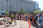 На площади Космонавтов прошел очередной этап акции "Безопасное лето"