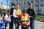На площади Космонавтов прошел очередной этап акции "Безопасное лето"