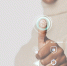 Woman scanning fingerprint with futuristic interface smart technology - Газета Магаданская правда