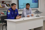 Учащиеся Инженерной школы встретились с космонавтом Роскосмоса Андреем Бабкиным