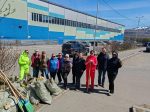 Департамент принял участие в «Экологический субботник «Зеленая Весна»